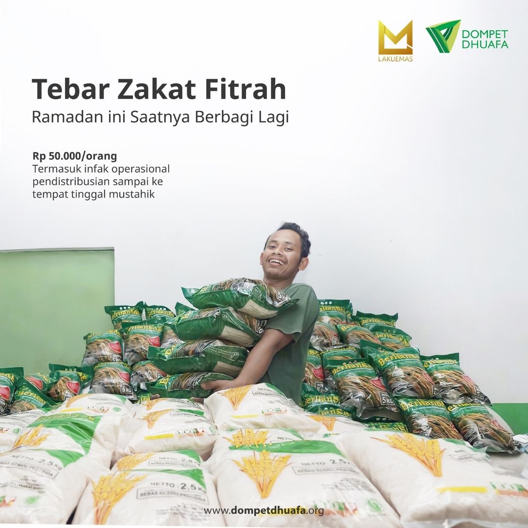 Tebar Zakat Fitrah - 50 K